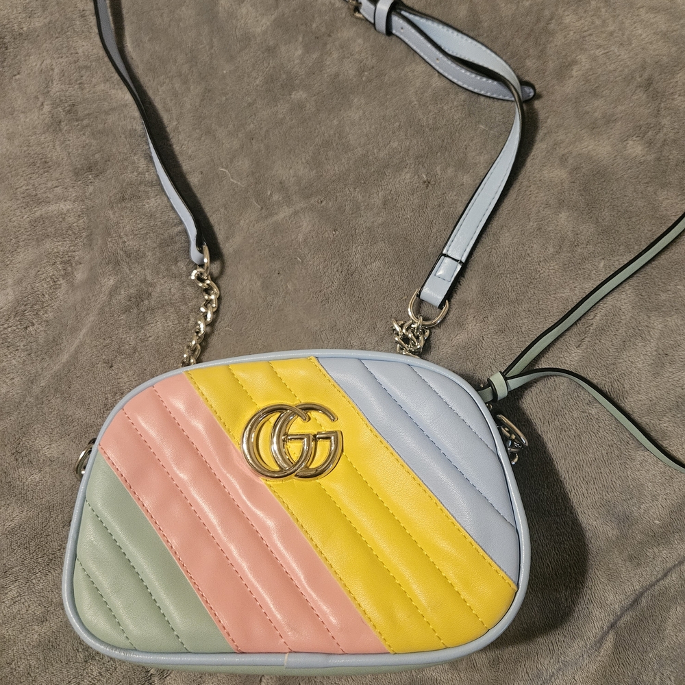 Elegant Multicolor Crossbody Bag